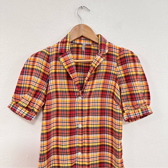 Urban Outfitters Plaid Mini Shirt Dress - Picture 3 of 6